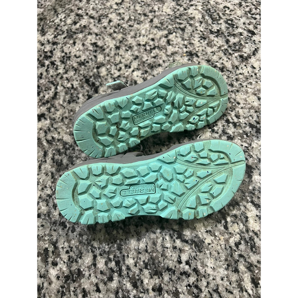 MERRELL HYDRO DRIFT GREY MULTI Girls Sandal Size 2M - Picture 4 of 5